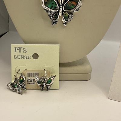 420 Large Silver Tone Butterfly Jewelry Lot