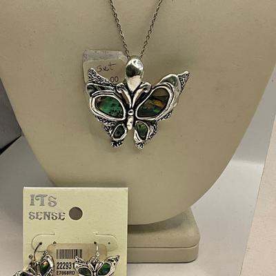 420 Large Silver Tone Butterfly Jewelry Lot