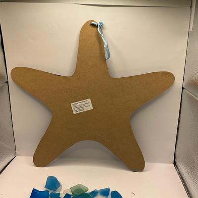 424 Lot of Sea Glass and Beach Party Star Sign