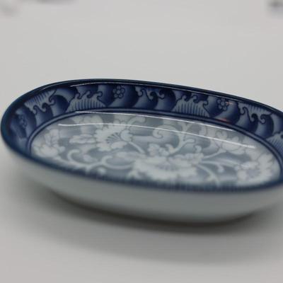 Mini Delft Porcelain Shoes, Blue & White Porcelain Dishes