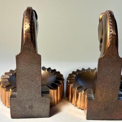 Art Deco Bronze-Plated Horse Bookend/Ashtray, circa 1930s