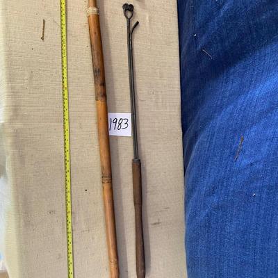 Vintage Cane and Candle Lighter