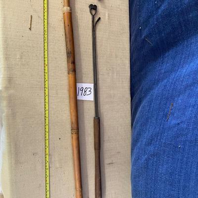 Vintage Cane and Candle Lighter