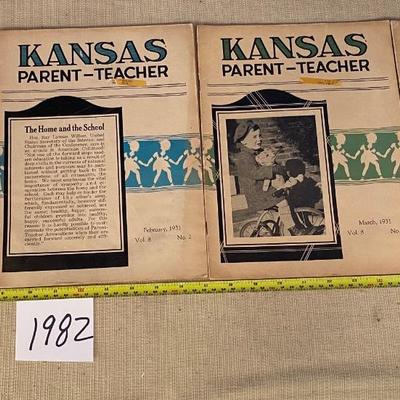 1931 Kansas Parent-Teacher Magazines