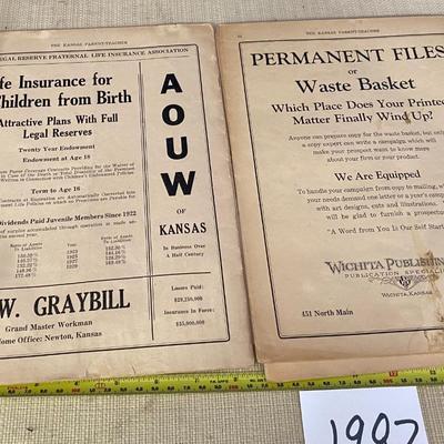 1931 Kansas Parent-Teacher Magazines