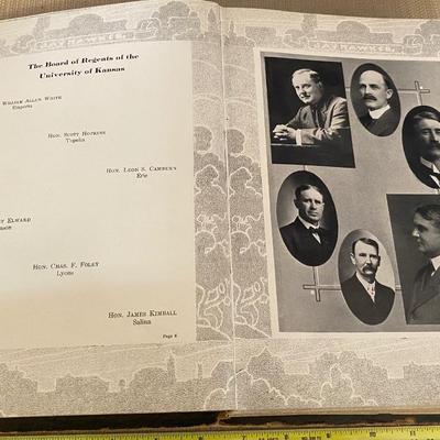 1912 Jayhawker University Of Kansas