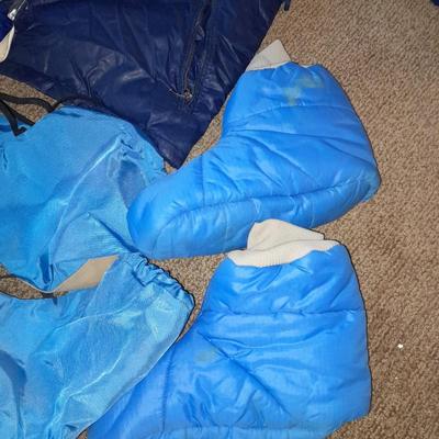 Men's down Frostline Broomfield Colorado coat with booties and mittens WINTER IS COMING!
