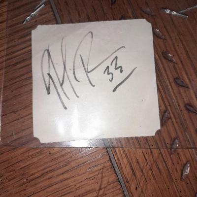 Patrick Roy # 33 Signed parking Check