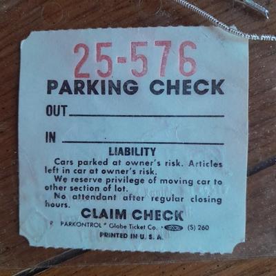 Patrick Roy # 33 Signed parking Check