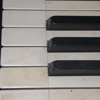 Antique Steinway & Sons, New York, Ebonized Wood Upright Piano, 1876