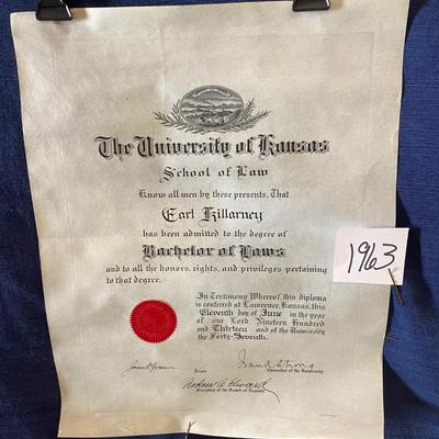1913 KU School of LawDiploma