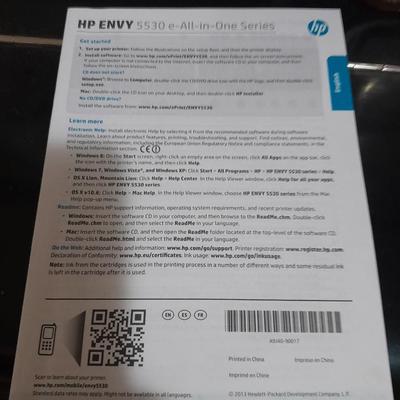 HP ENVY 5530 e all in one series printer Scan, copy, print