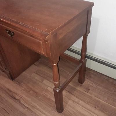 Solid wood student / office desk with chair