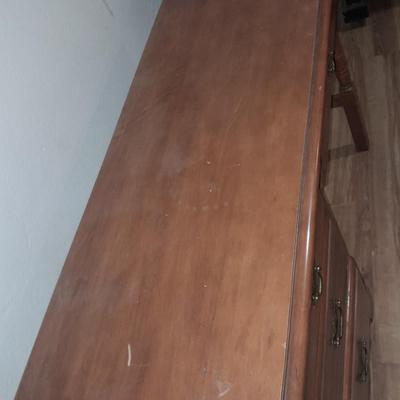 Solid wood student / office desk with chair