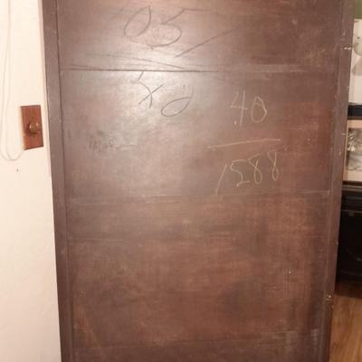 Antique solid wood Cupboard with bookshelf