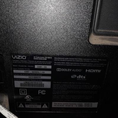 VIZIO D-Seriesâ„¢ 40â€ Class (39.5" Diag.) LED Smart TV | D40f-G9 Television TV