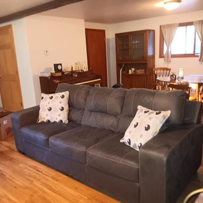 Ashley Furniture Industries faux leather couch