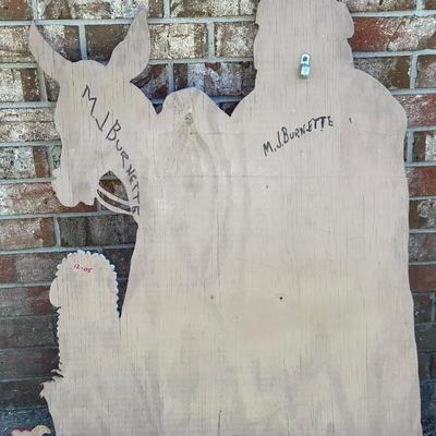 Outdoor Christmas Nativity Scene