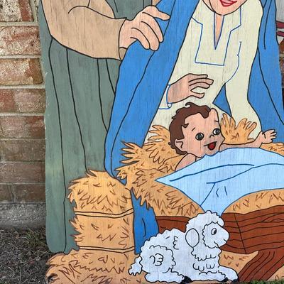 Outdoor Christmas Nativity Scene