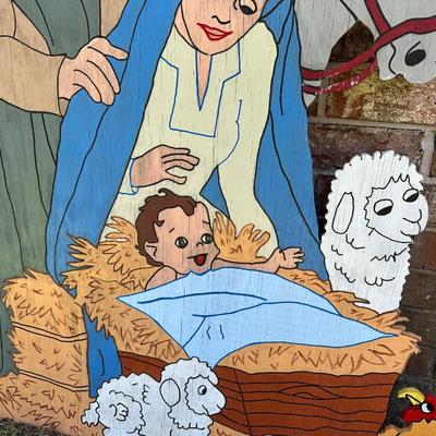 Outdoor Christmas Nativity Scene