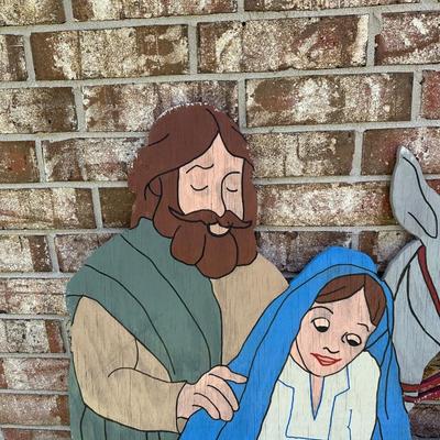 Outdoor Christmas Nativity Scene