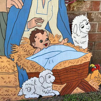 Outdoor Christmas Nativity Scene