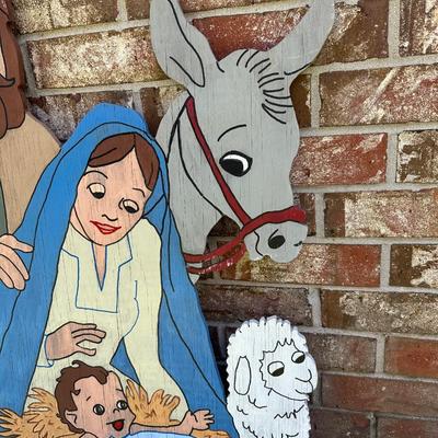 Outdoor Christmas Nativity Scene