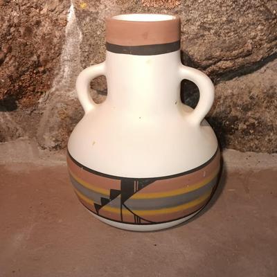 Donna Bancroft Ute Mt. #38 signed Pottery vase Native American Collectible