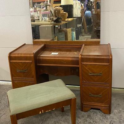 Vintage Vanity with Bench