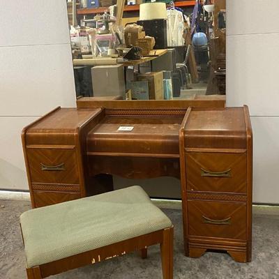 Vintage Vanity with Bench