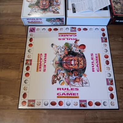 Two boardgames Rules of the Game and a vintage TIME the game Complete