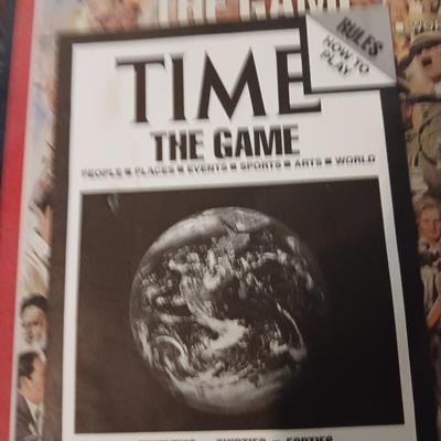 Two boardgames Rules of the Game and a vintage TIME the game Complete