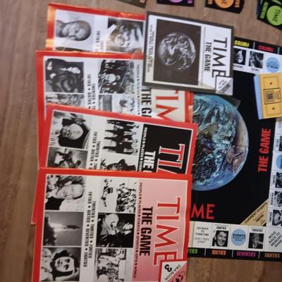 Two boardgames Rules of the Game and a vintage TIME the game Complete