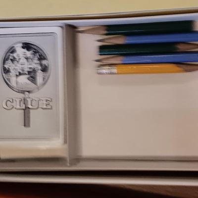 Parker Brothers board games Vintage ORANGE 1956 BOX CLUE COMPLETE with Monopoly game