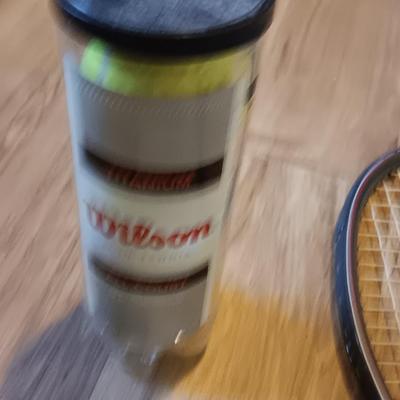 Bard Graphite Comp Tennis Raquet with case and balls