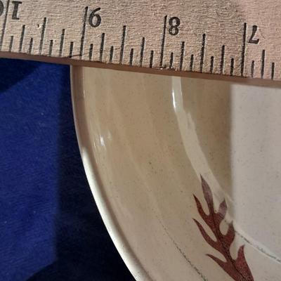Vintage Franciscan Earthenware Autumn Leaves Serving Bowl Set
