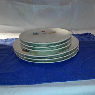 Vintage Franciscan Earthenware Autumn Leaves salad and dinner plates set of 3 each (2 of)