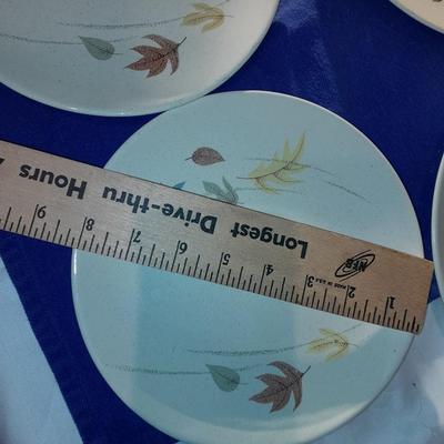 Vintage Franciscan Earthenware Autumn Leaves salad and dinner plates set of 3 each (2 of)