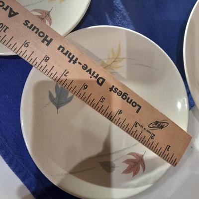Vintage Franciscan Earthenware Autumn Leaves salad and dinner plates set of 3 each (2 of)