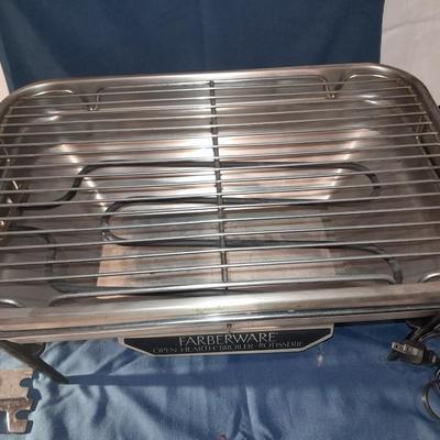 Kitchen Farberware hearth boiler - rotisserie with accessories and steak lover's cookbooks