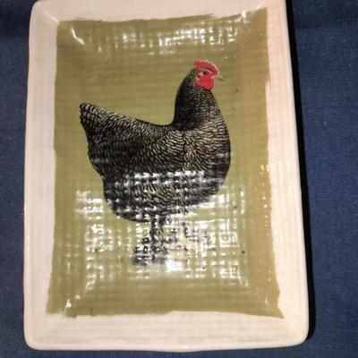 Kitchen Chicken and Rooster Dishes with Decor