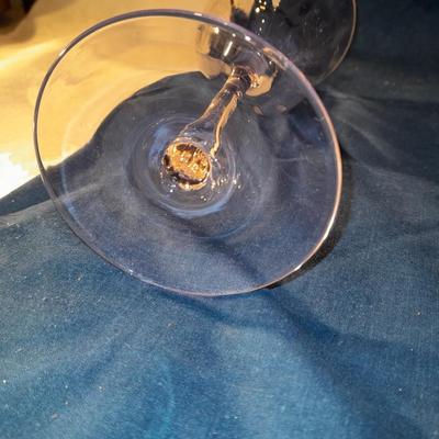 Pink toned stemware