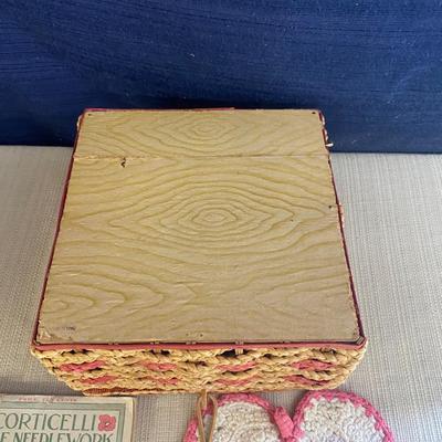 Vintage Sewing Basket