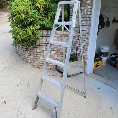 Pair of Aluminum Ladders  (G-DW)