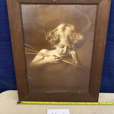 Vintage Cupid Asleep cira 1897