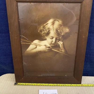 Vintage Cupid Asleep cira 1897