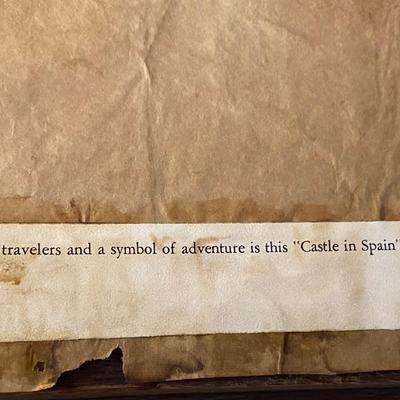 Vintage Castle in Spain at Segovia