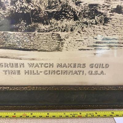 Vintage Gruen Watch Makers Guild Time Hill