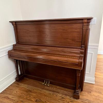 WING & SON ~ 1917 Model ~ Mahogany Grand Scale Piano