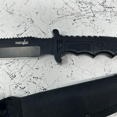 Survivor Knife W/ Sleeve